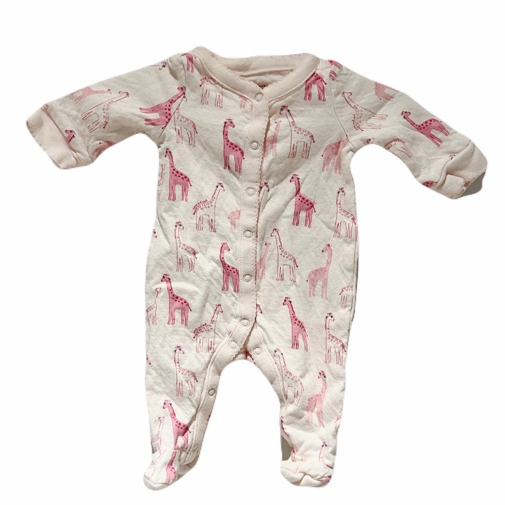 Janie and Jack giraffe footie